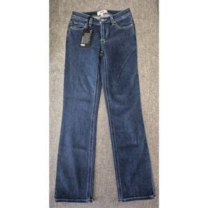 Paige Vintage Amber Mid Rise Straight Ankle Womens 23 Supremely Soft Stretch NWT